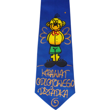 [Kb-53] Krawat bawełniany KRAWAT ODLOTOWEGO DZIADKA